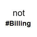 :notbilling: